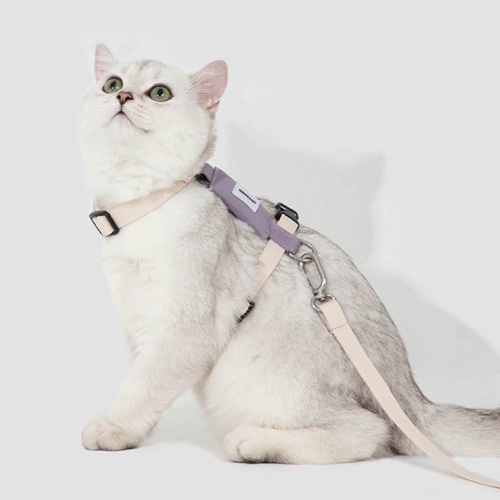 山谷貓貓工型胸背牽繩組(兩色)